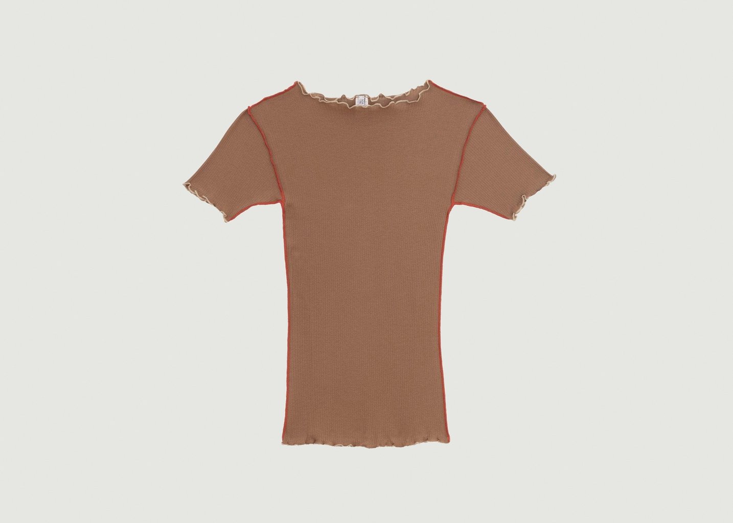 L'exception T Shirt Vein Marron Baserange