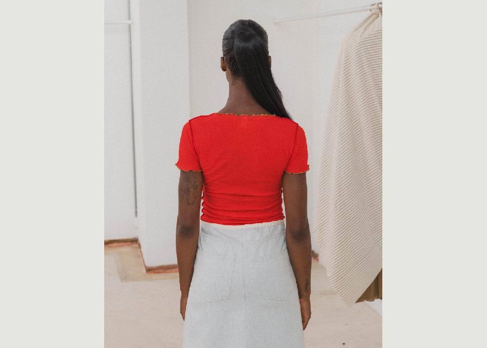 L'exception T Shirt Vein Rouge Baserange