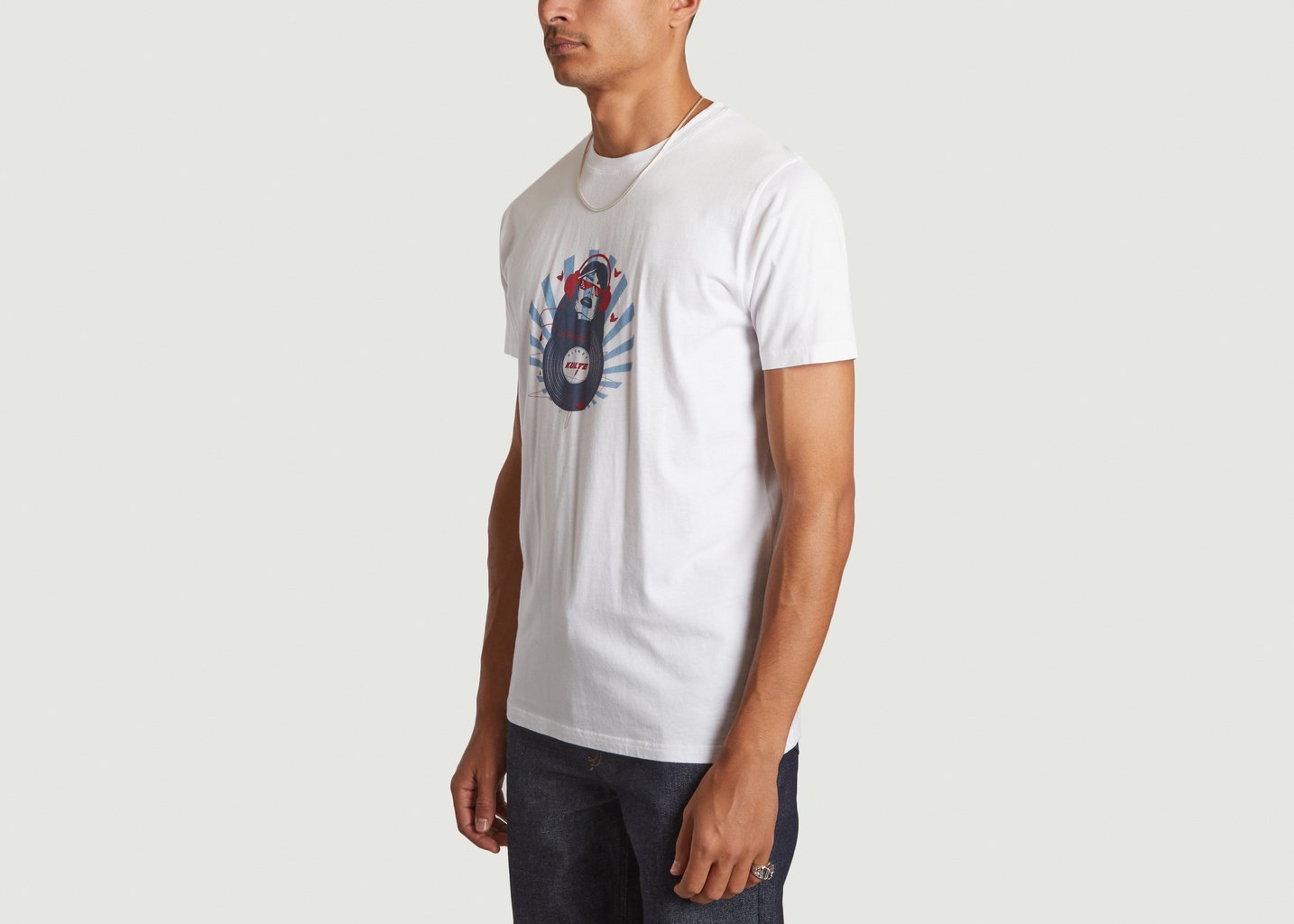 L'exception T Shirt Vinyle Blanc Kulte