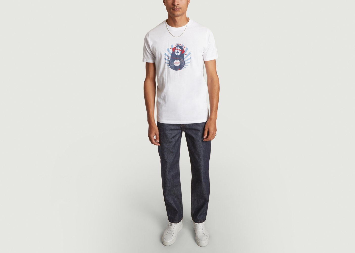 L'exception T Shirt Vinyle Blanc Kulte