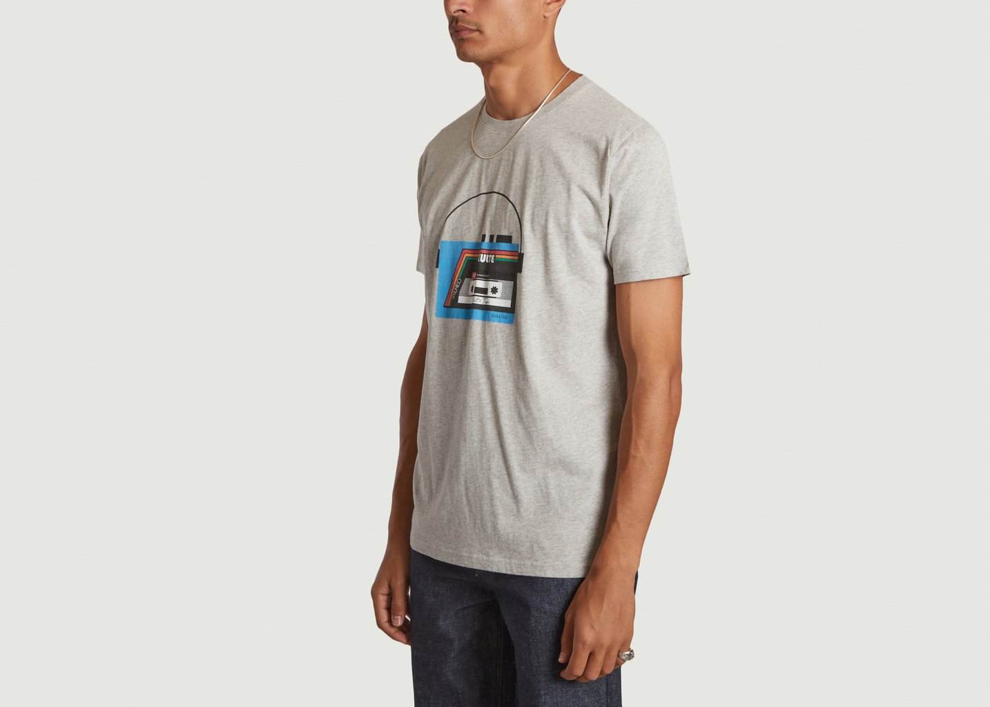 L'exception T Shirt Walkman Gris Léger Kulte