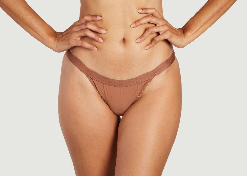 l'exception Tanga Wild Rose Marron Love Stories