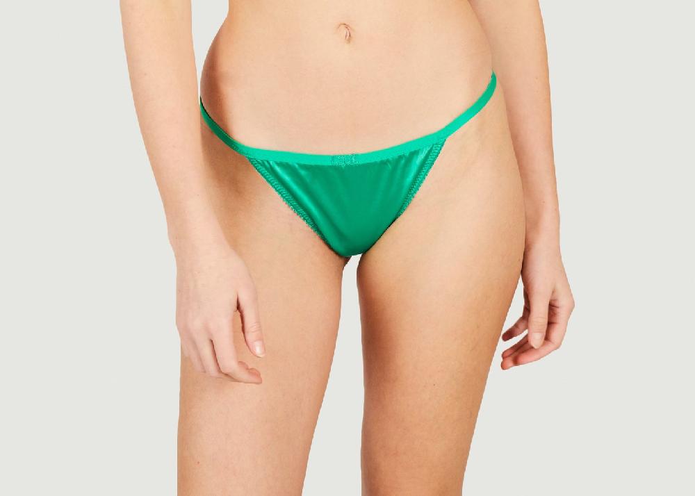 l'exception Tanga Wild Rose Vert Love Stories