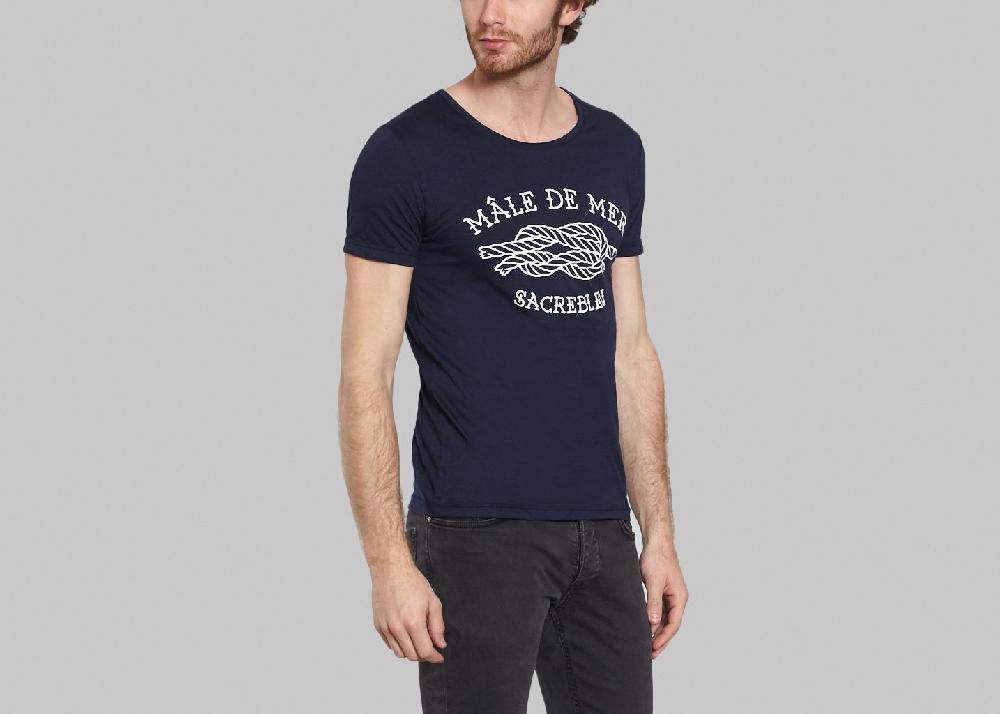 L'exception Tee Mâle De Mer Bleu Marine Sacrebleu