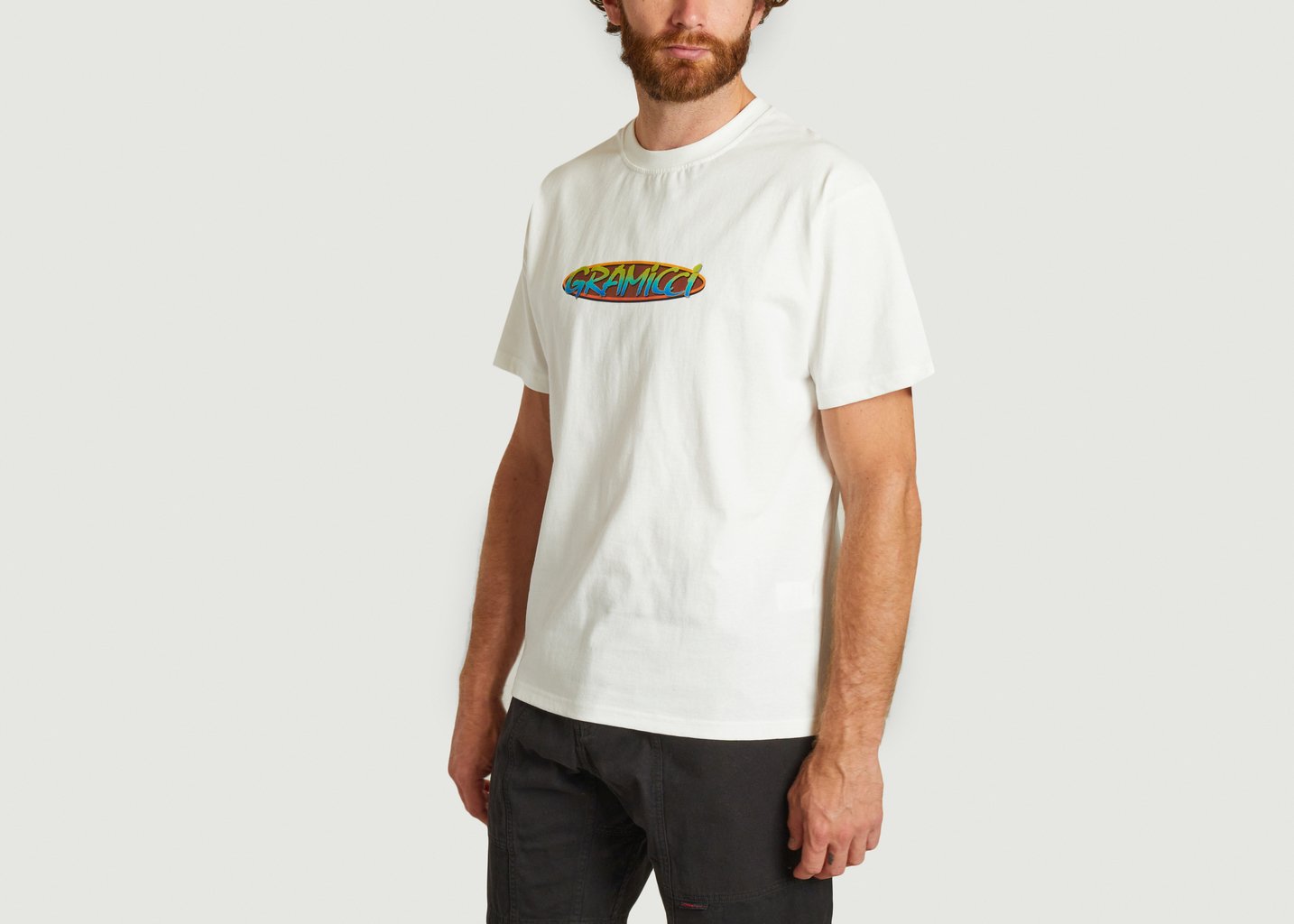 L'exception Tee Shirt Oval Blanc Gramicci