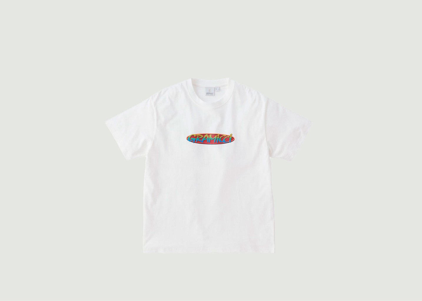 l'exception Tee shirt Oval Blanc Gramicci