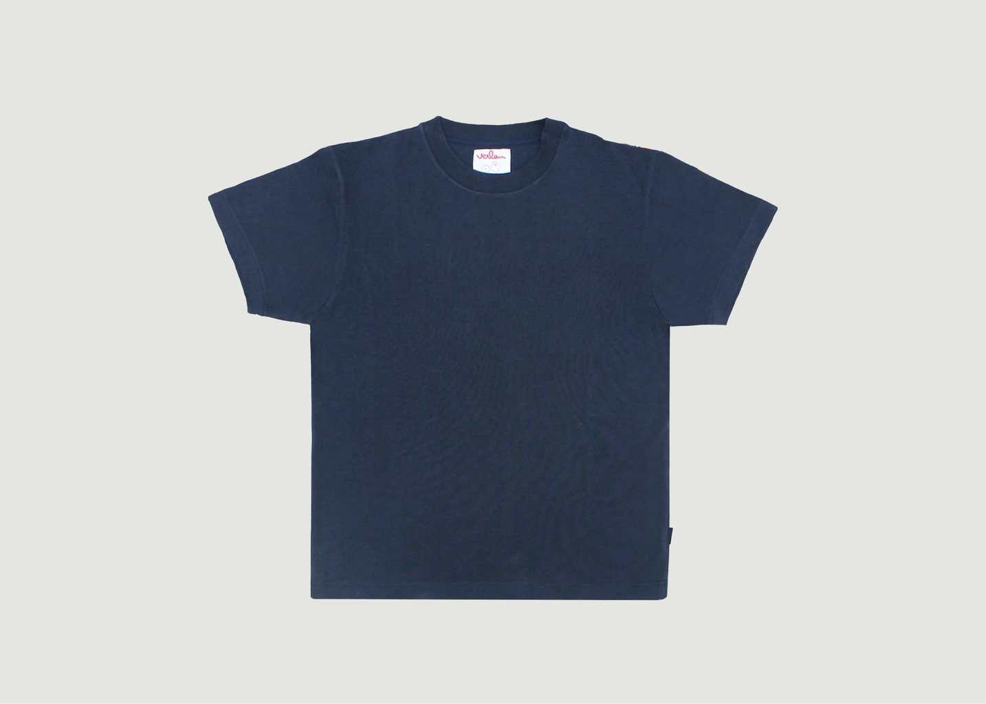 l'exception Tee shirt Uni Bleu Marine Verlan