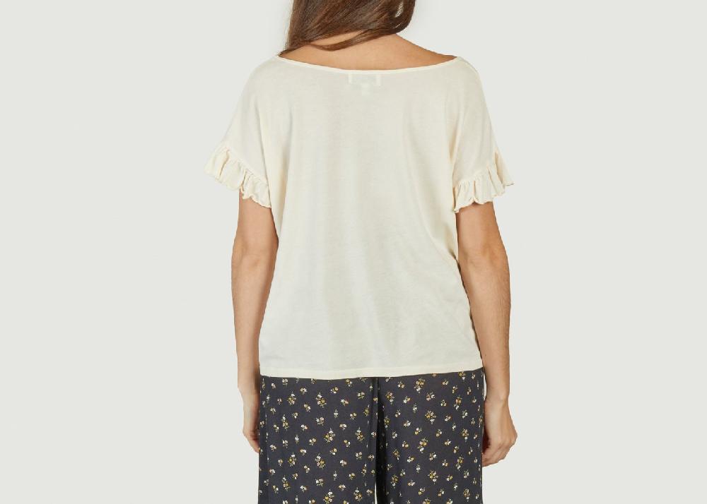 L'exception Teeshirt En Coton Bio Ecru Emile & Ida