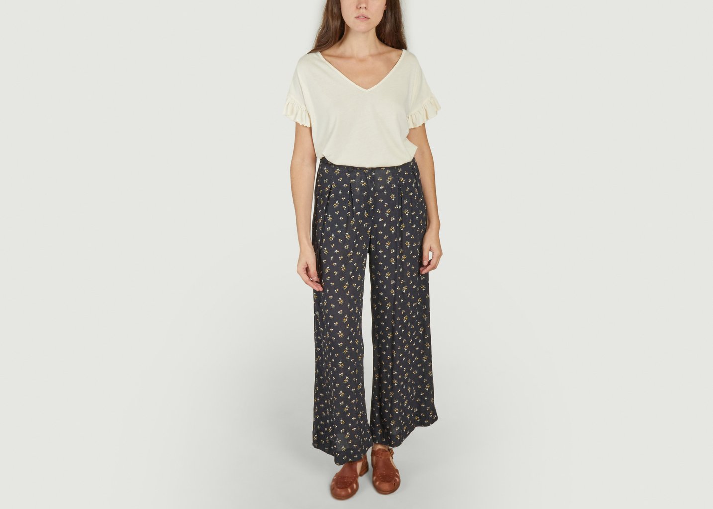 L'exception Teeshirt En Coton Bio Ecru Emile & Ida