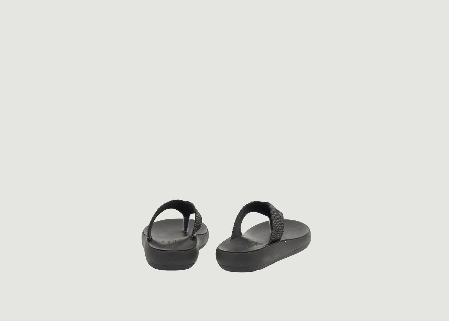 L'exception Tong Charys Noir Ancient Greek Sandals
