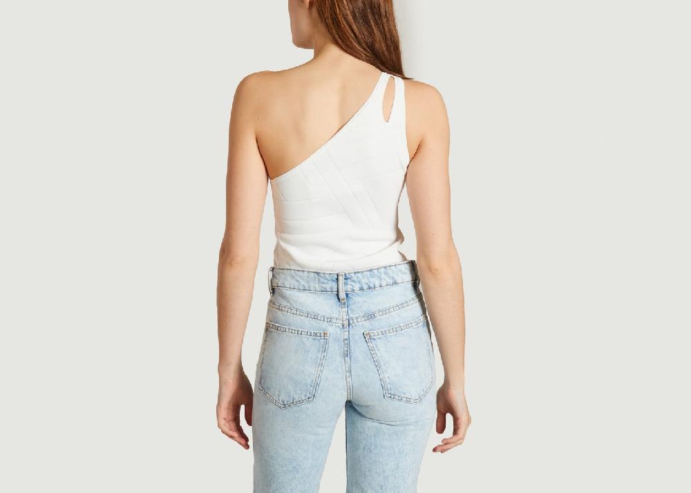 L'exception Top Asymétrique Flisa Blanc IRO Paris