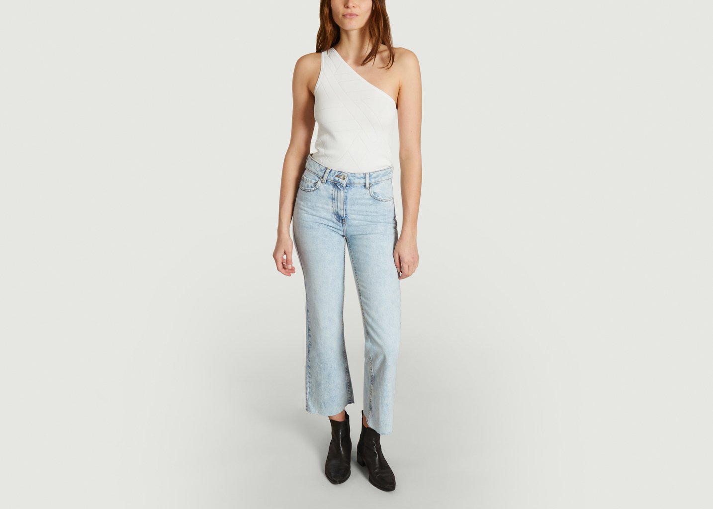 L'exception Top Asymétrique Flisa Blanc IRO Paris