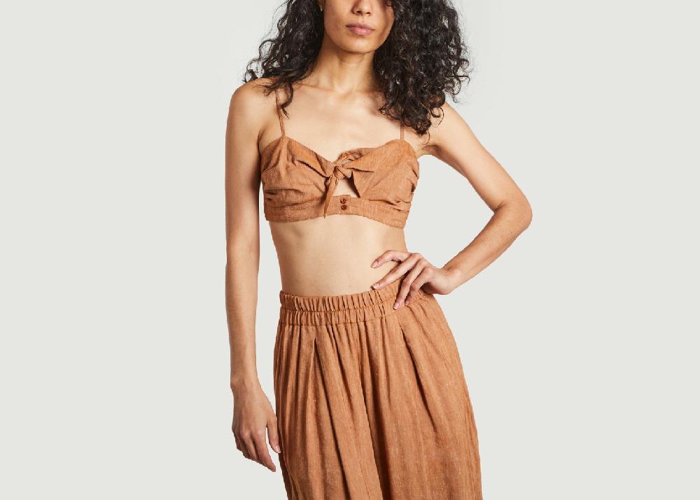 l'exception Top bandeau Livela Li Brique Sessùn