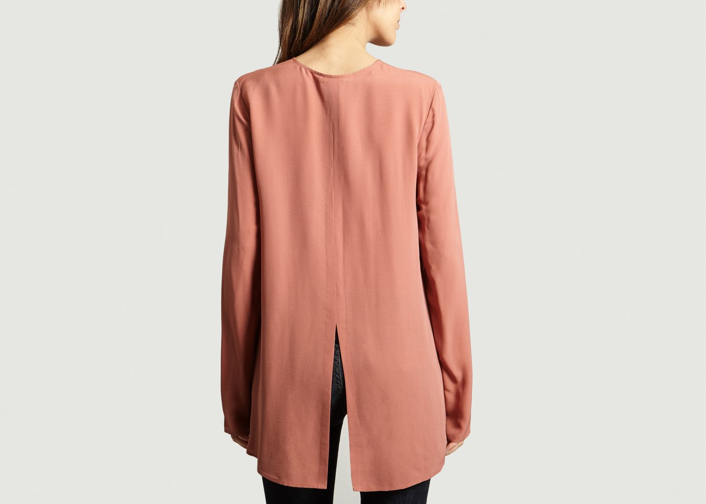 L'exception Top En Soie Grenadine Theory