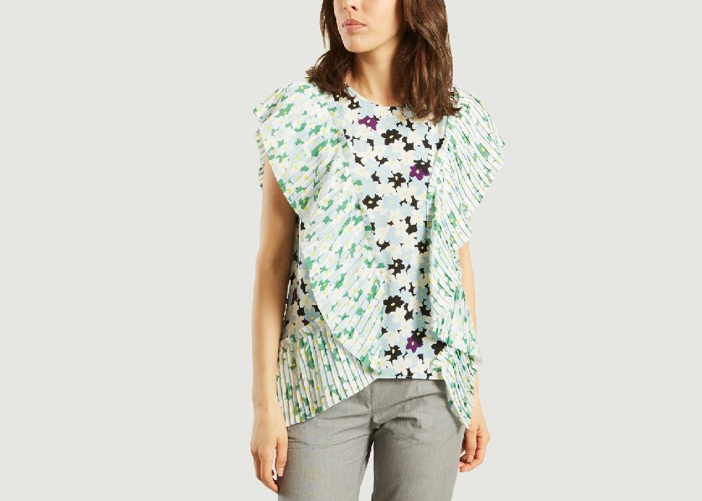 l'exception Top Jackie Flowers Agate Kenzo