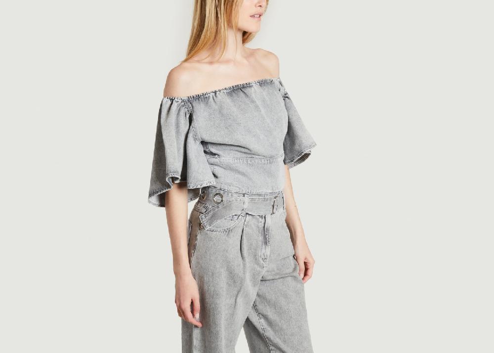 L'exception Top Kenza Gris IRO Paris