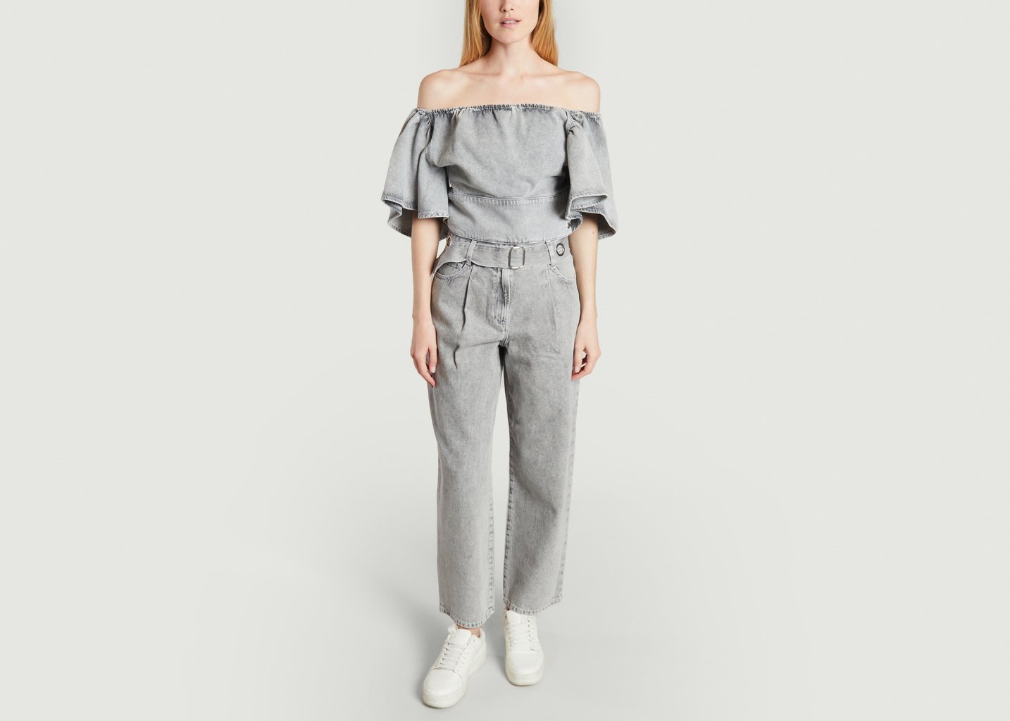 L'exception Top Kenza Gris IRO Paris