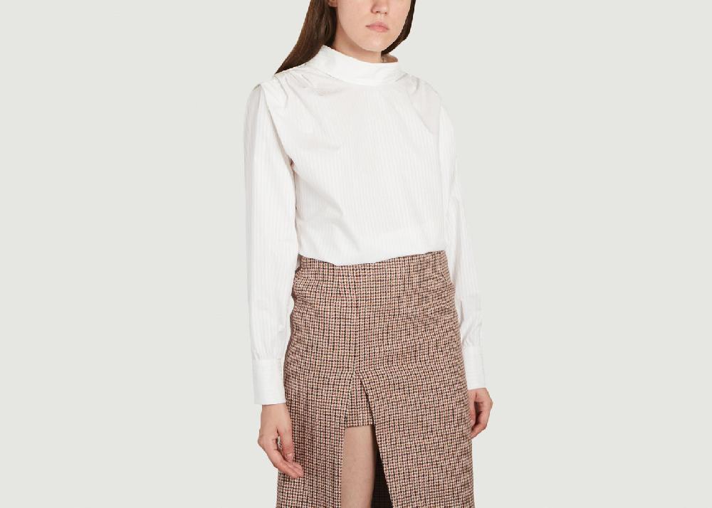 L'exception Top Khalis En Coton Blanc IRO Paris