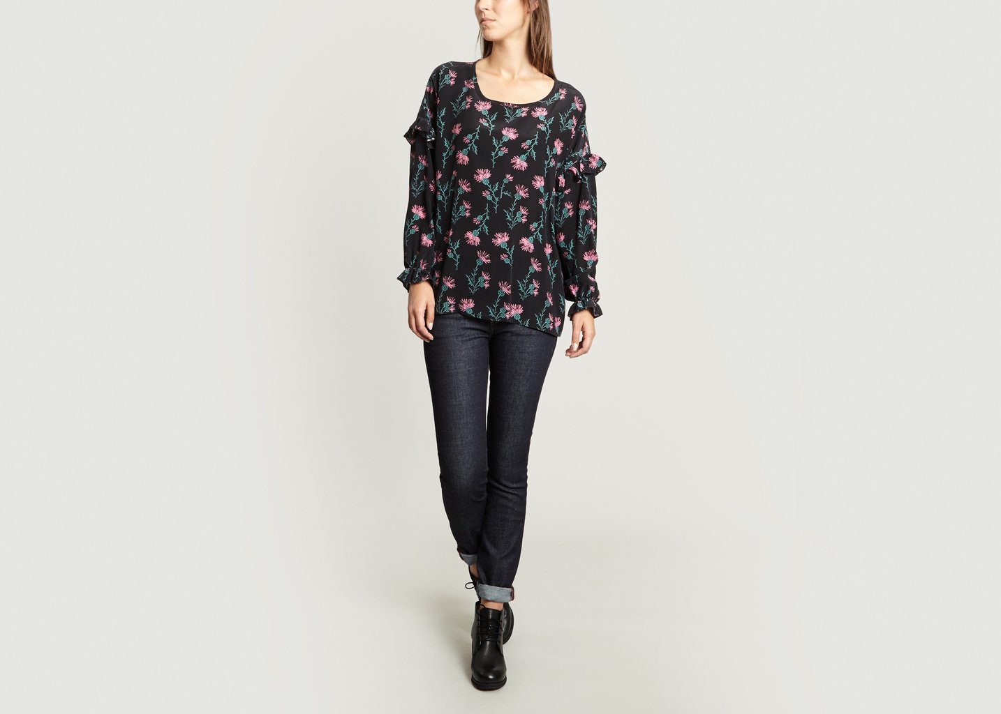 L'exception Top Pilou Noir Toupy