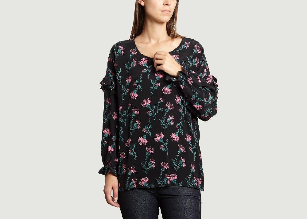 l'exception Top Pilou Noir Toupy