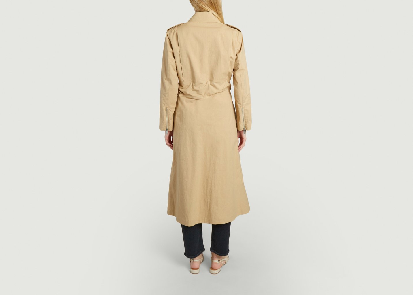 L'exception Trench Madame Recamier Beige APC Paris