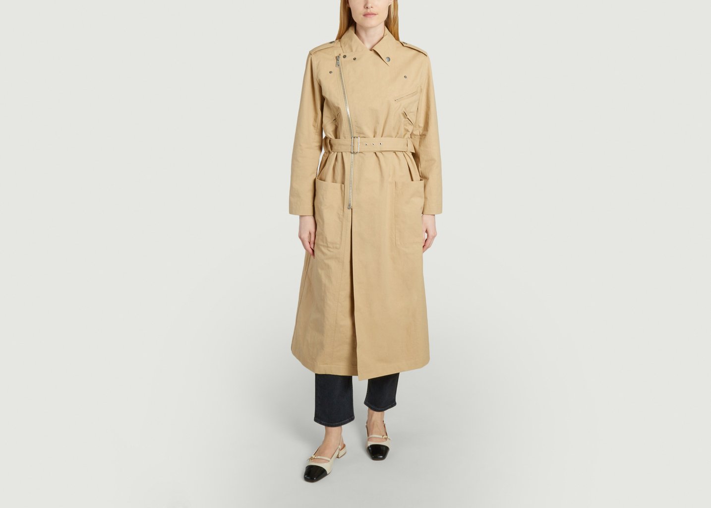 l'exception Trench Madame Recamier Beige APC Paris