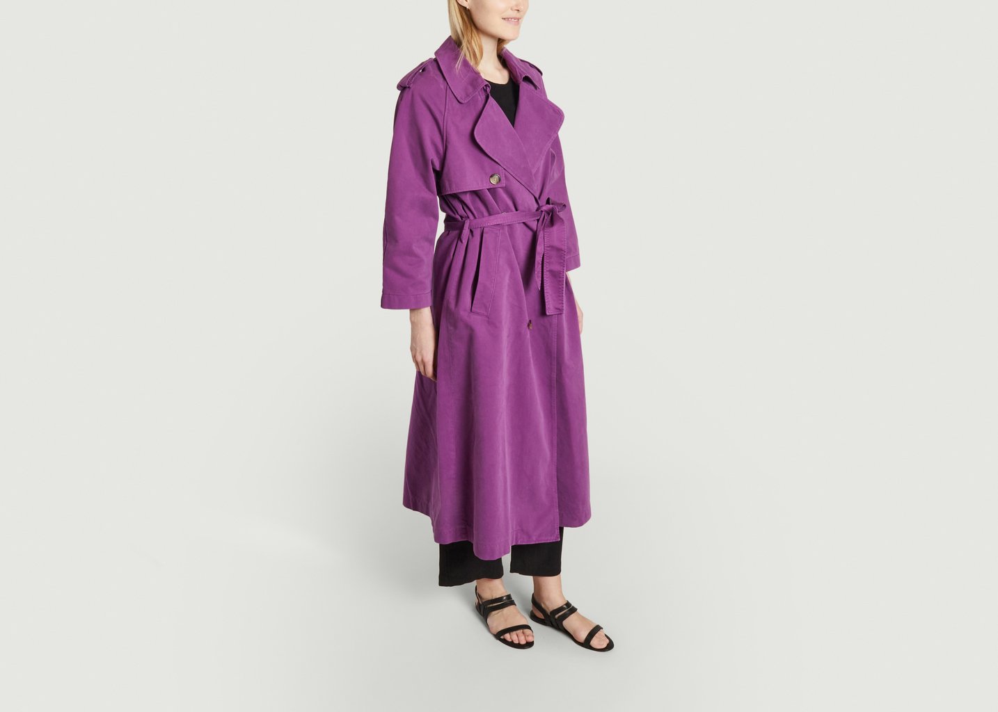 L'exception Trench Swan Violet Modetrotter