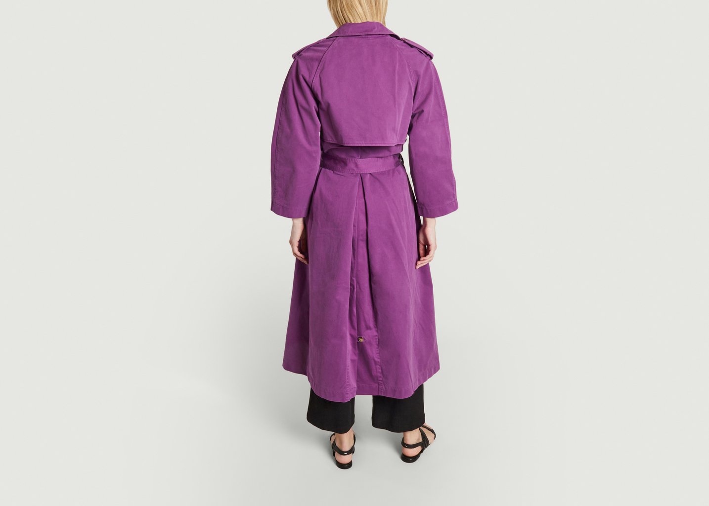 L'exception Trench Swan Violet Modetrotter