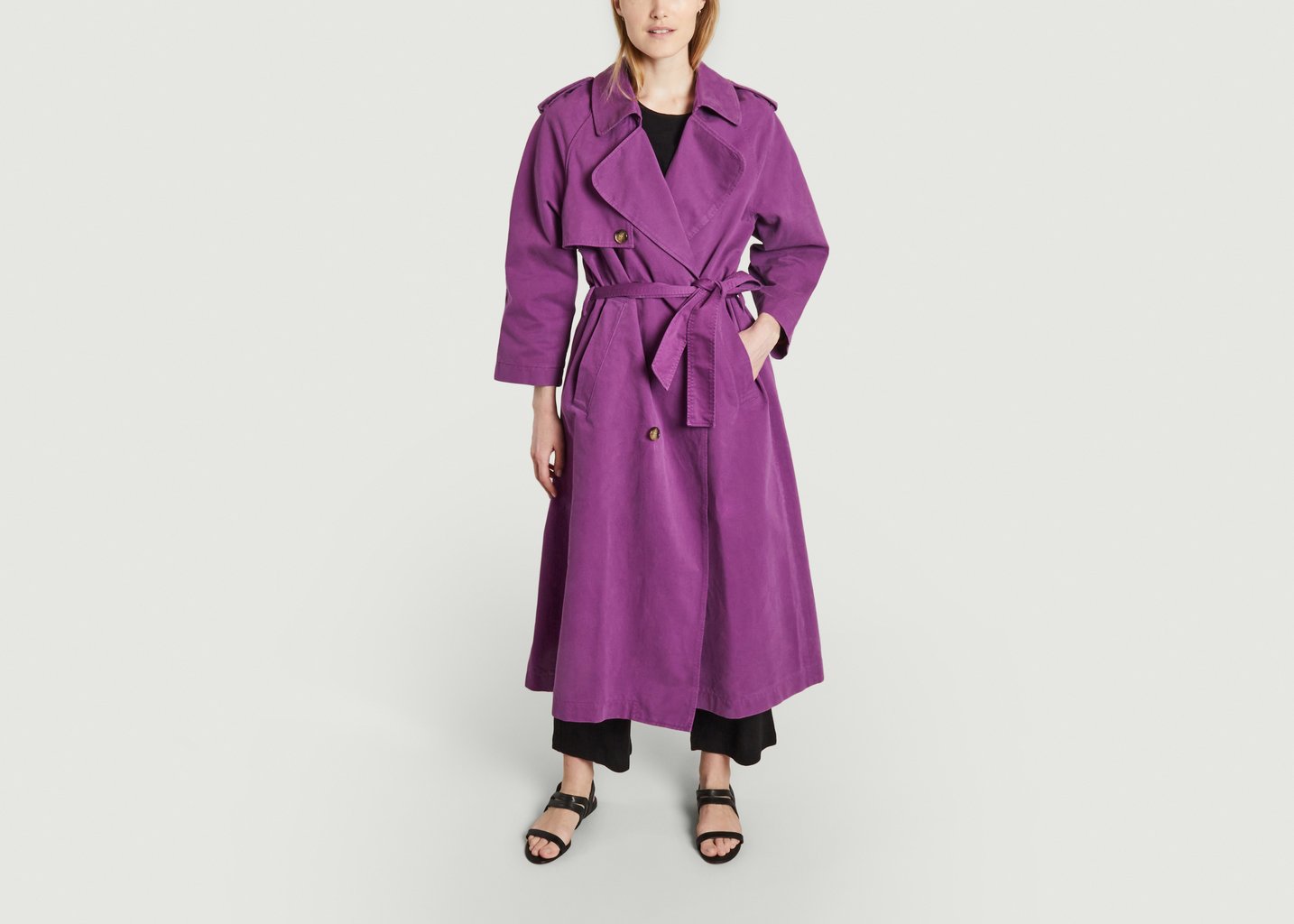 L'exception Trench Swan Violet Modetrotter