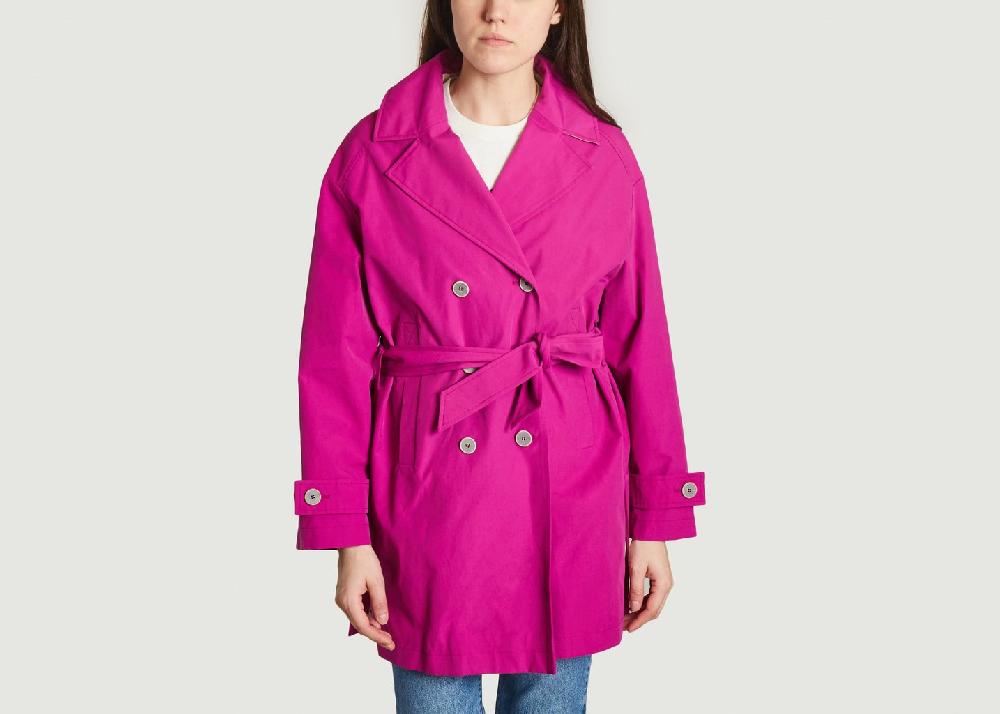 l'exception Trench Treport Violet Trench & Coat