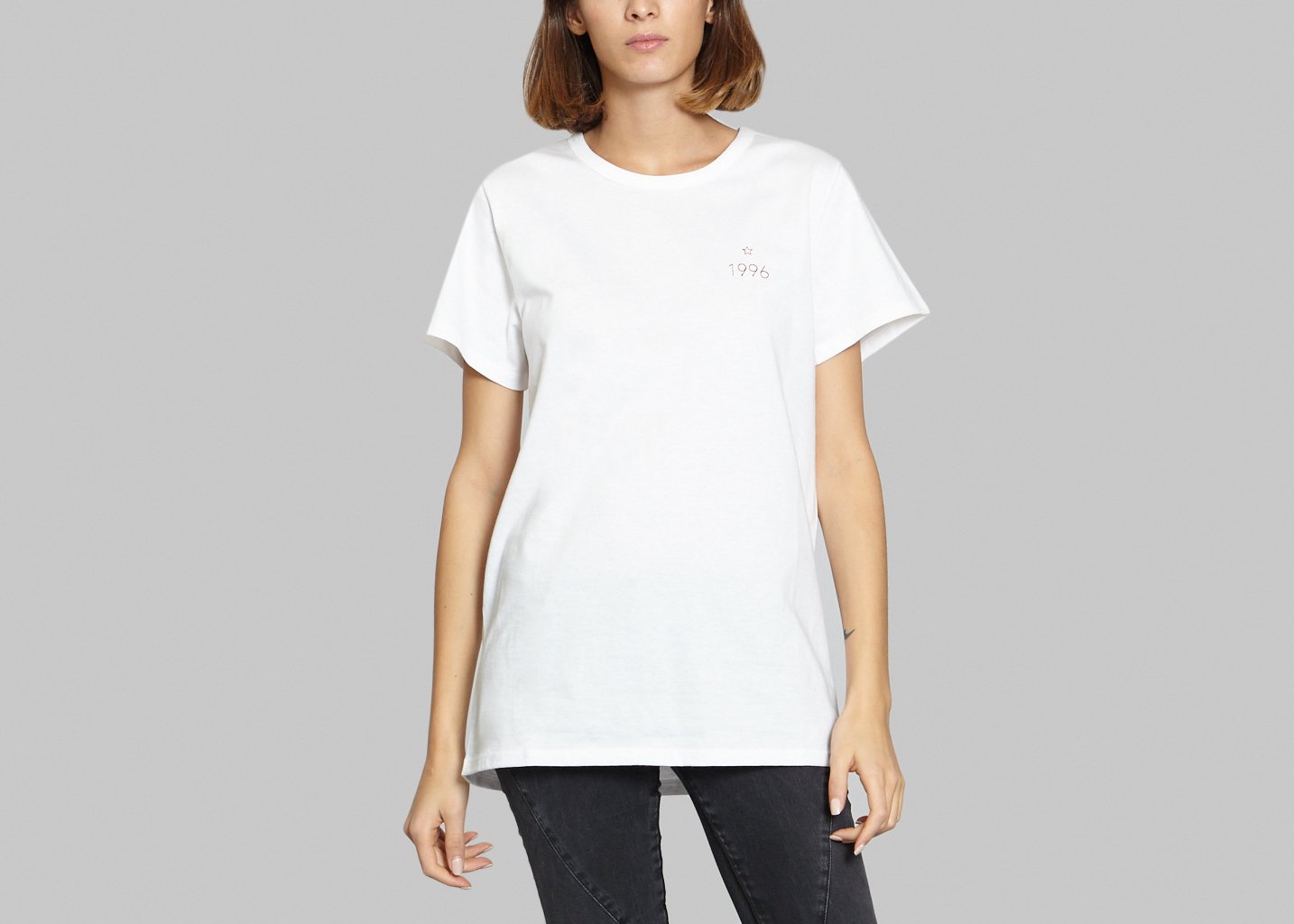 l'exception Tshirt 1996 Blanc Ville Lumière