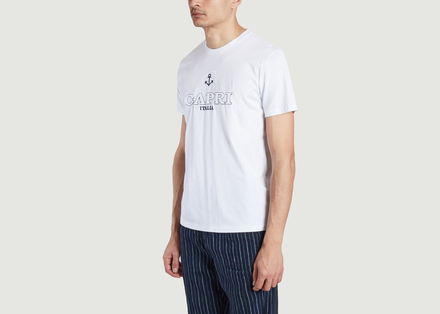 L'exception Tshirt Capri Anchor Blanc Harmony