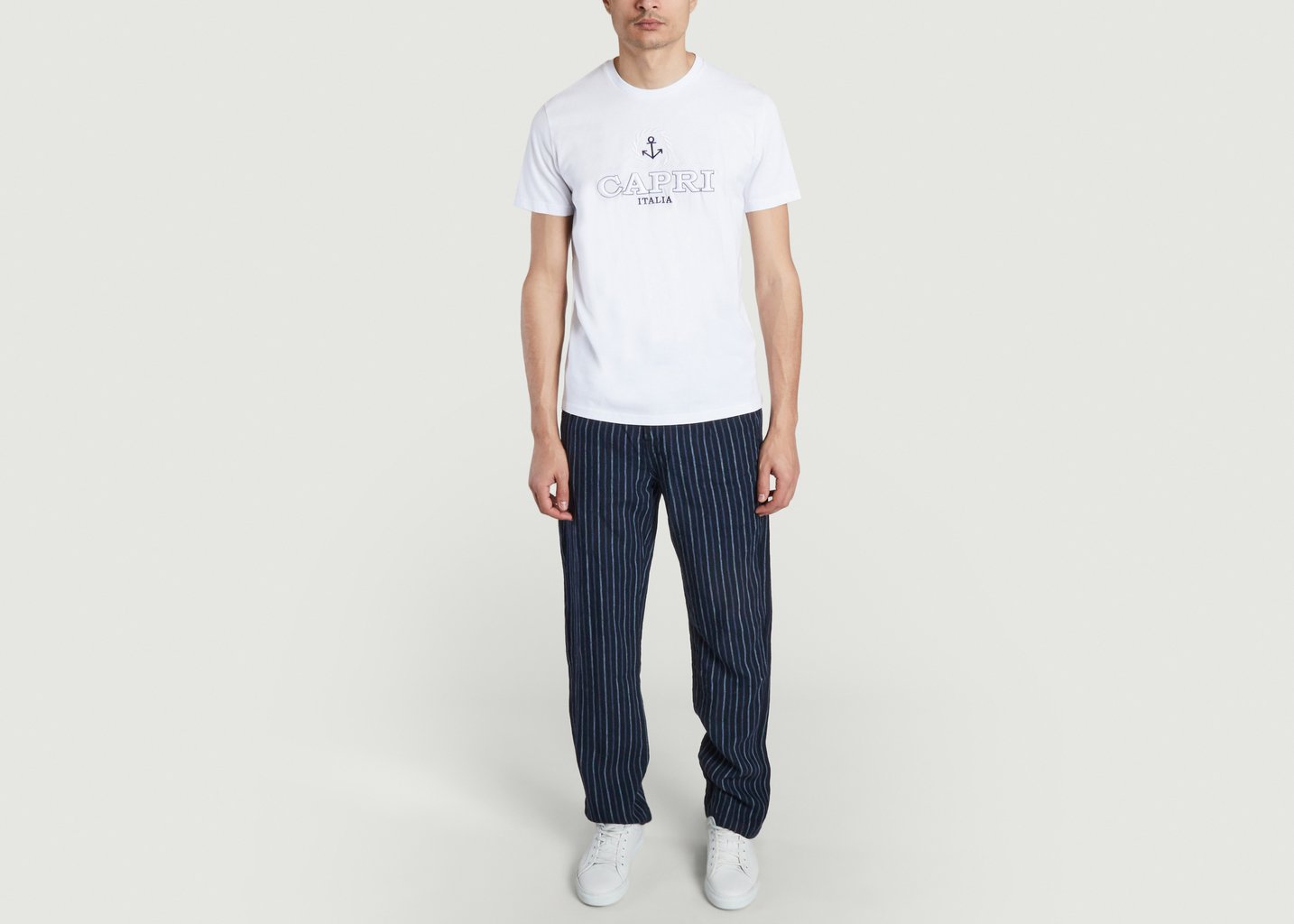 L'exception Tshirt Capri Anchor Blanc Harmony