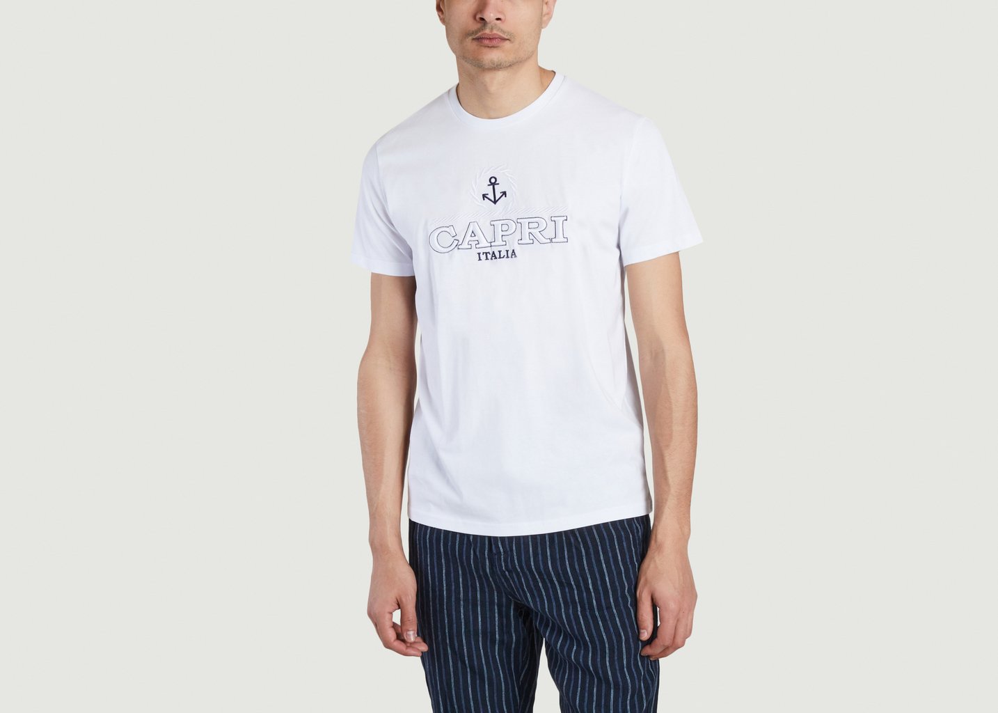 L'exception Tshirt Capri Anchor Blanc Harmony