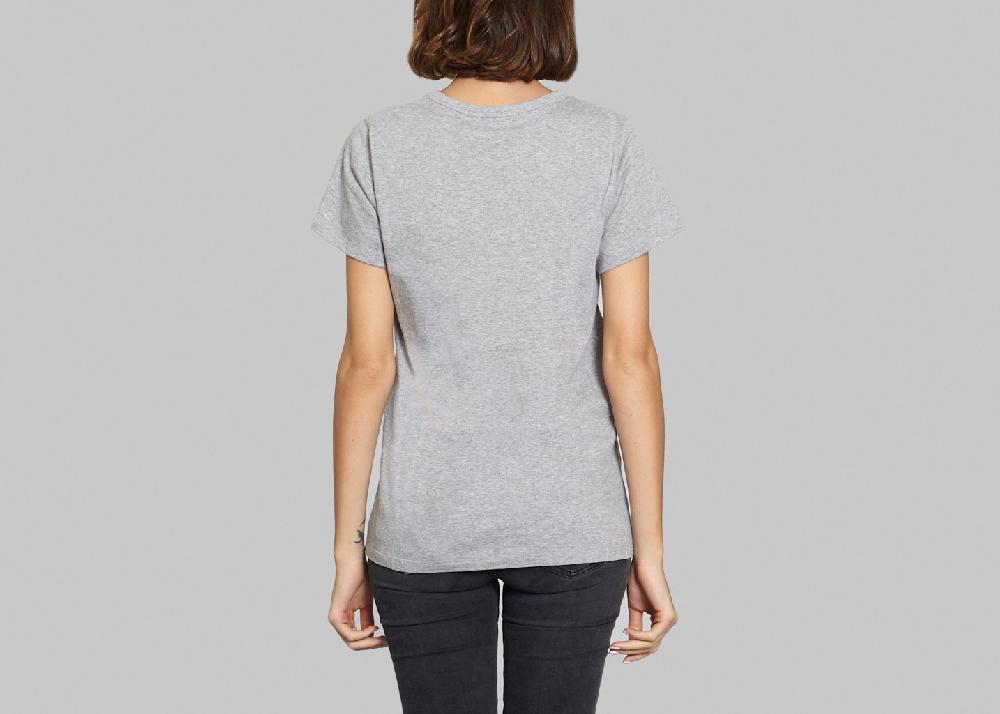 L'exception Tshirt Cœur Gris Ville Lumière