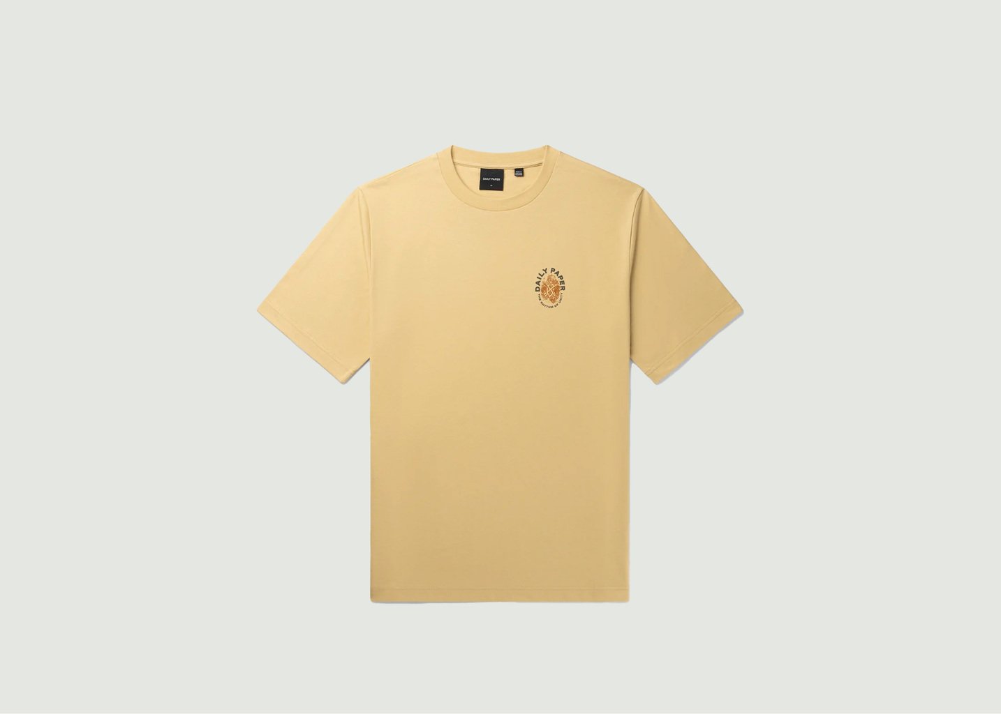 l'exception Tshirt identity Beige Daily Paper