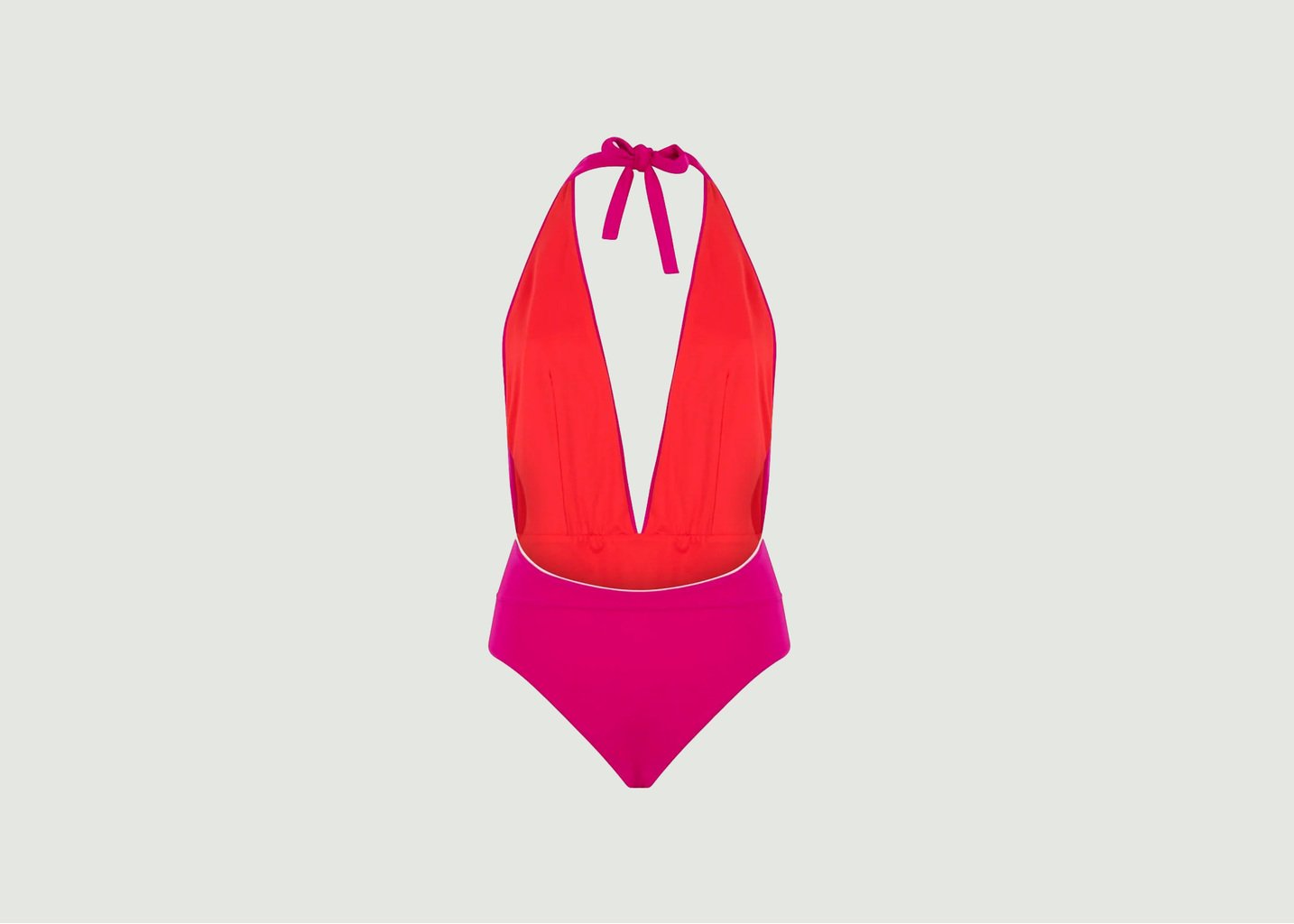 L'exception Une Pièce L'Épuré Uni Fuchsia Apnee