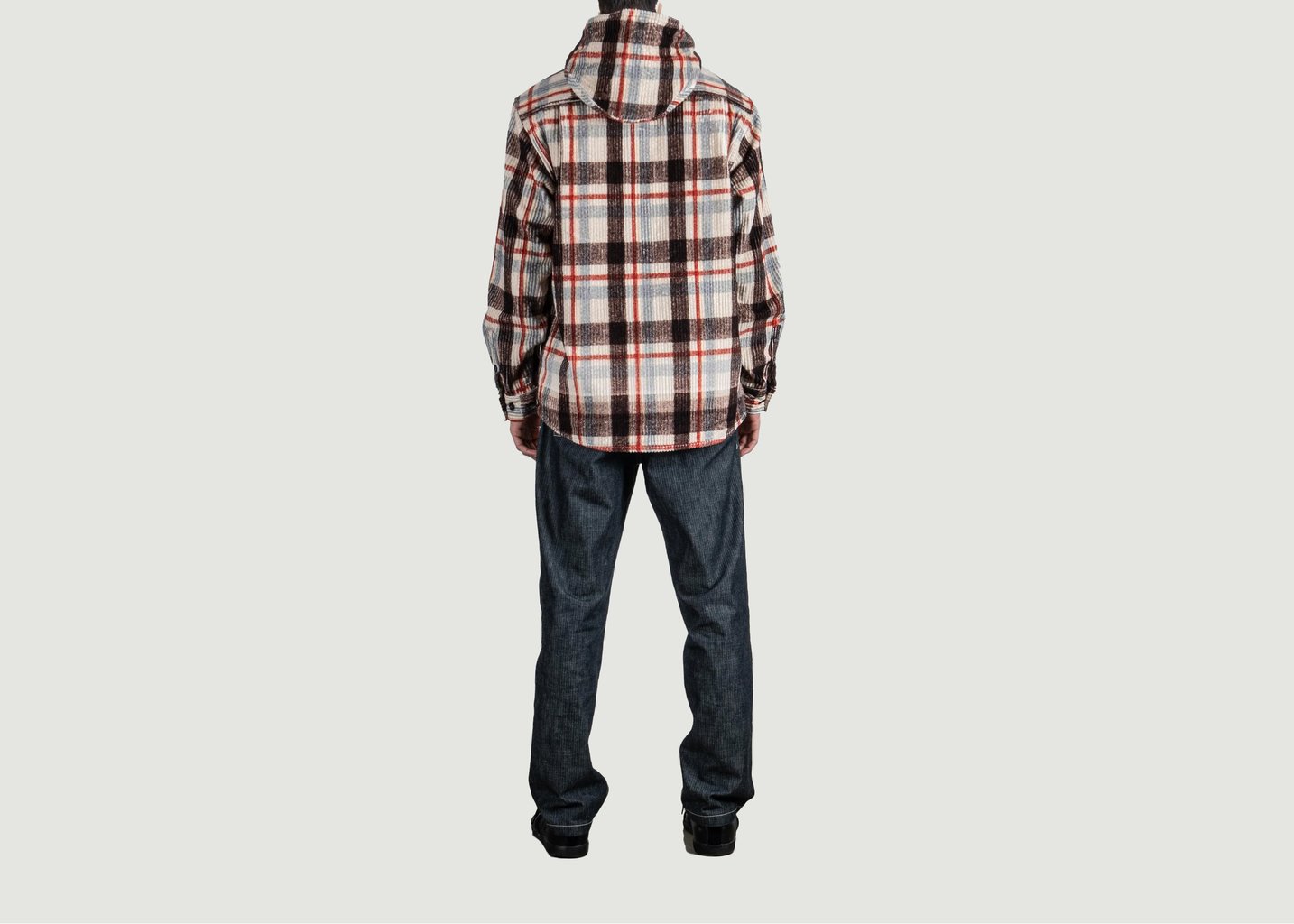 L'exception Veste à Capuche Corduroy Marron Crest