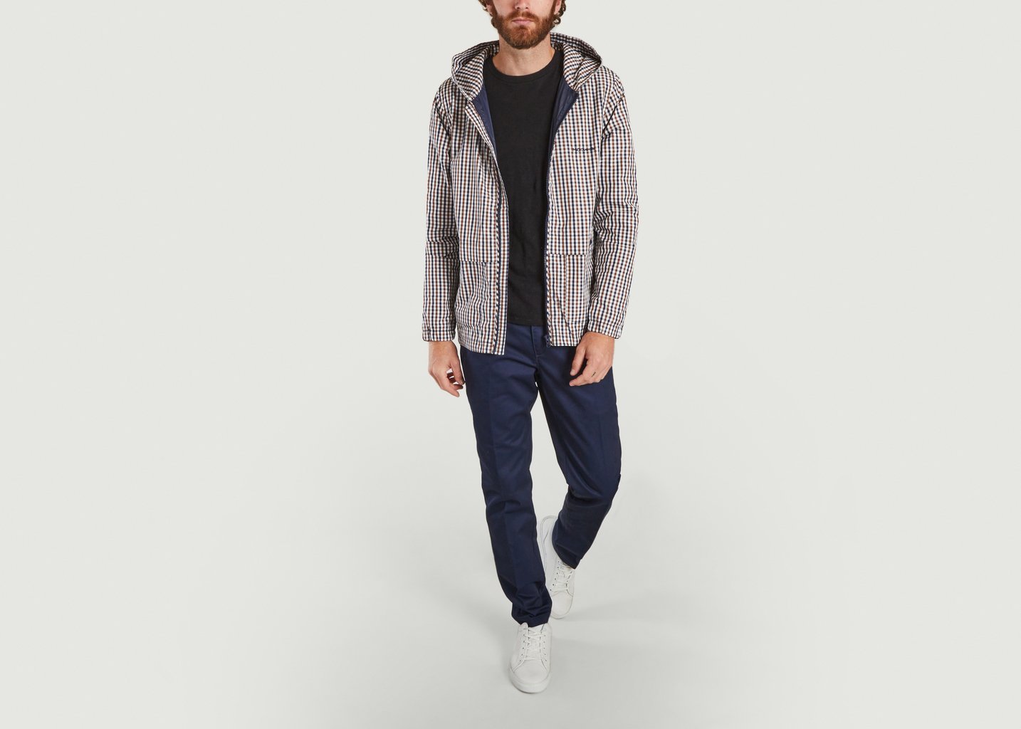 L'exception Veste à Carreaux Brun M.C. Overalls