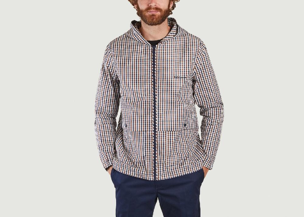 l'exception Veste à carreaux Brun M.C. Overalls