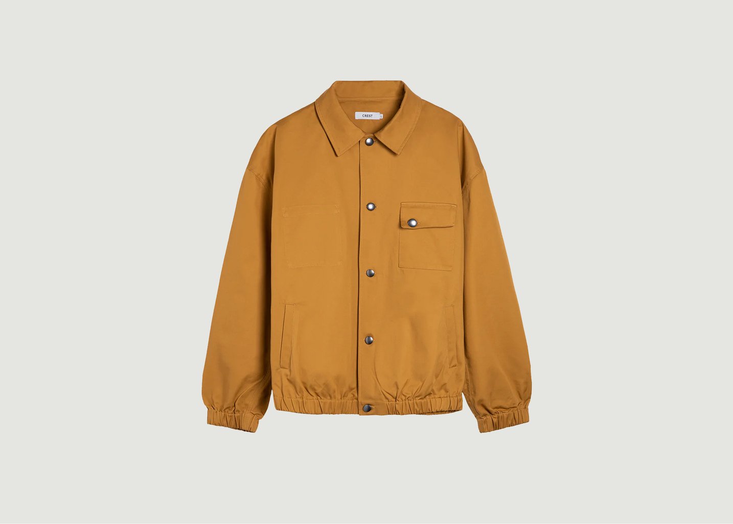 l'exception Veste à écusson Moutarde Crest