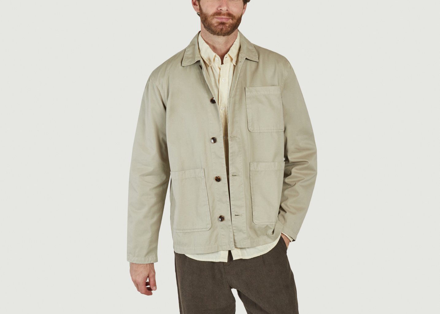 l'exception Veste Albatros Taupe Edmmond Studios