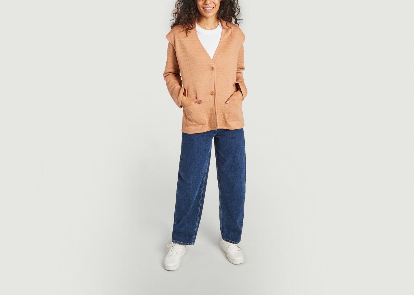 L'exception Veste Anika Quilted Camel People Tree