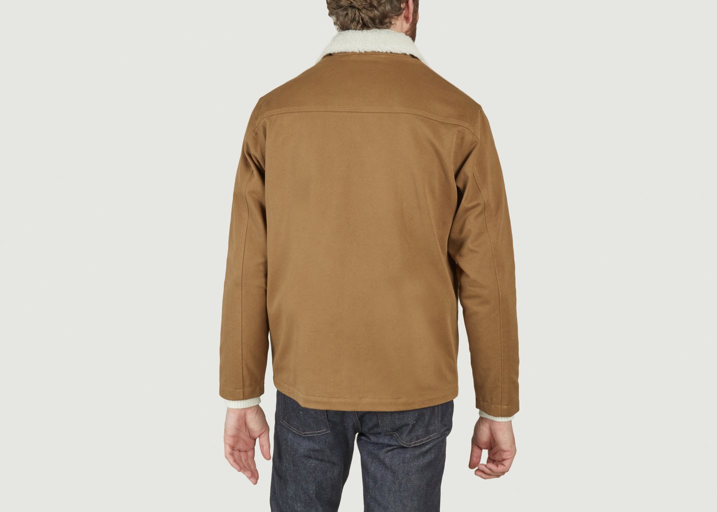 L'exception Veste Beech Sherpa Tabac Forét Studio