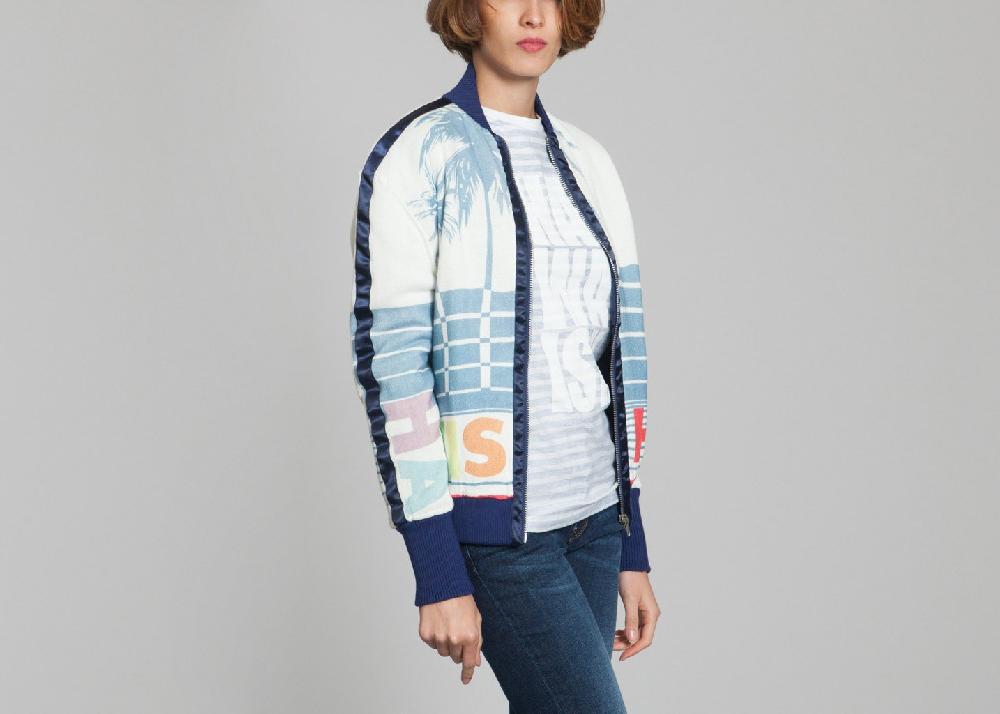 L'exception Veste Bomber Sun Bleu Amish Boyish