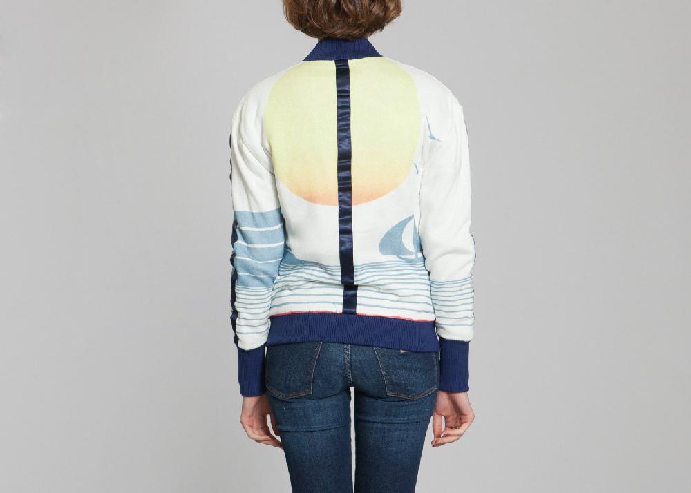 L'exception Veste Bomber Sun Bleu Amish Boyish