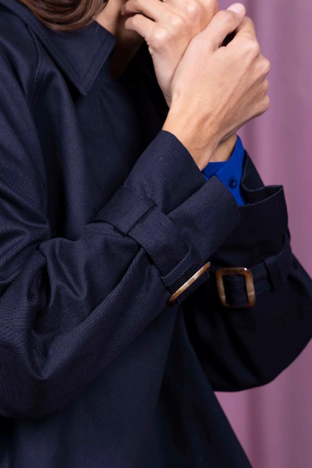 L'exception Veste Carlina Bleu Marine Misericordia