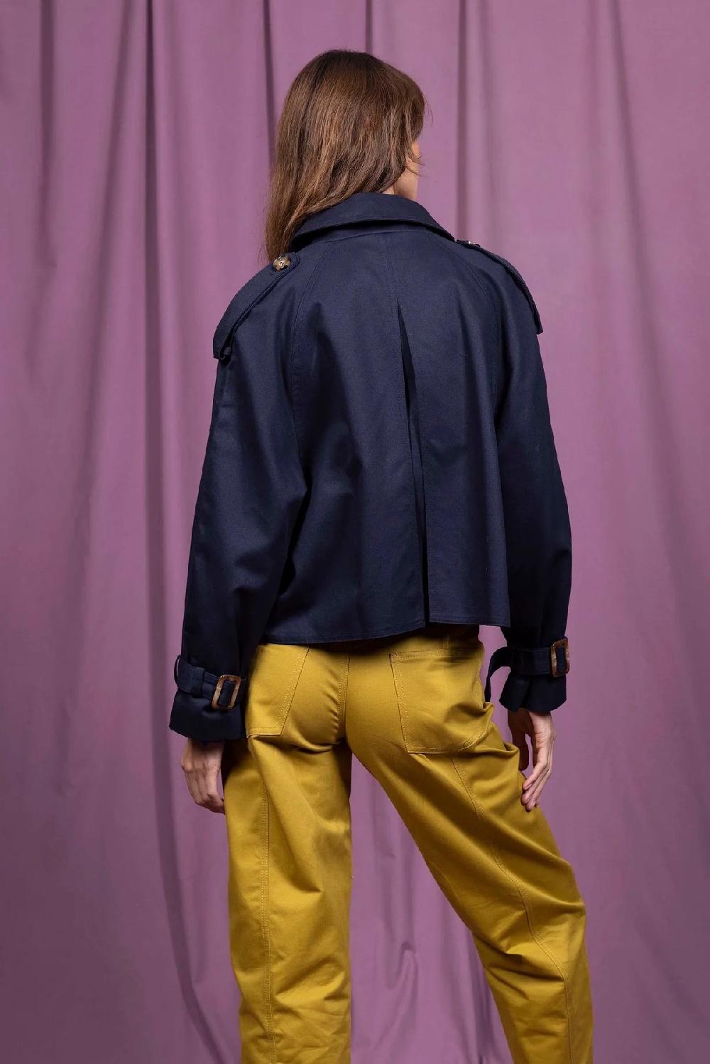 L'exception Veste Carlina Bleu Marine Misericordia