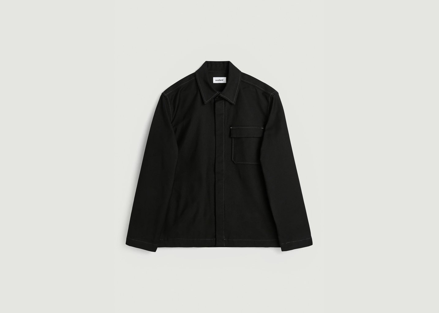 l'exception Veste Chemise Rory Noir soulland