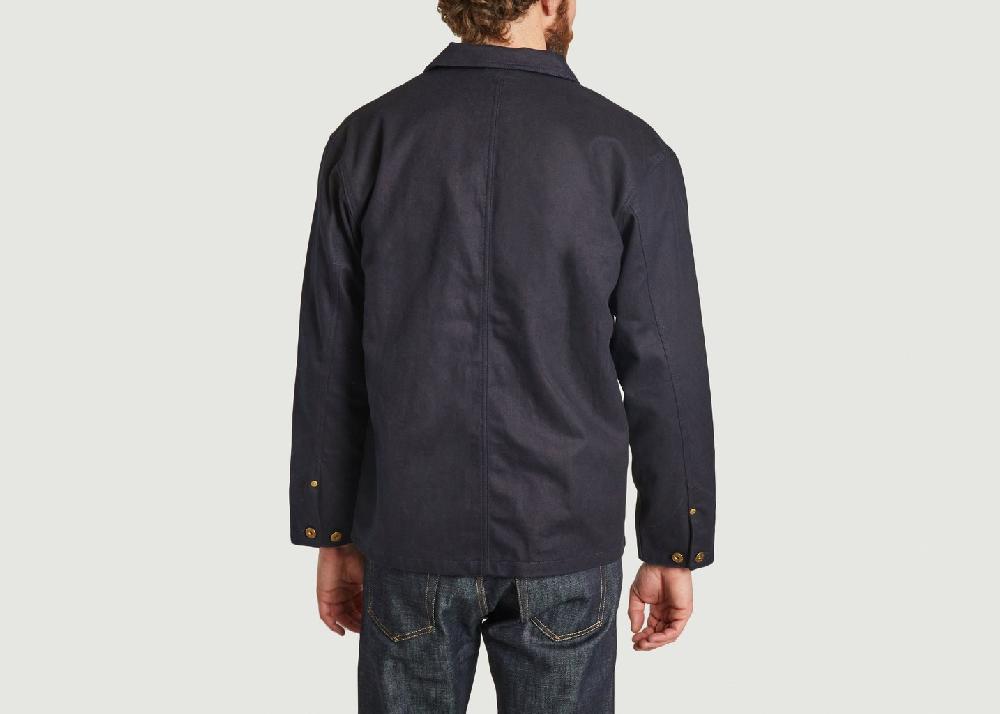 L'exception Veste Chore Bleu Marine Nudie Jeans